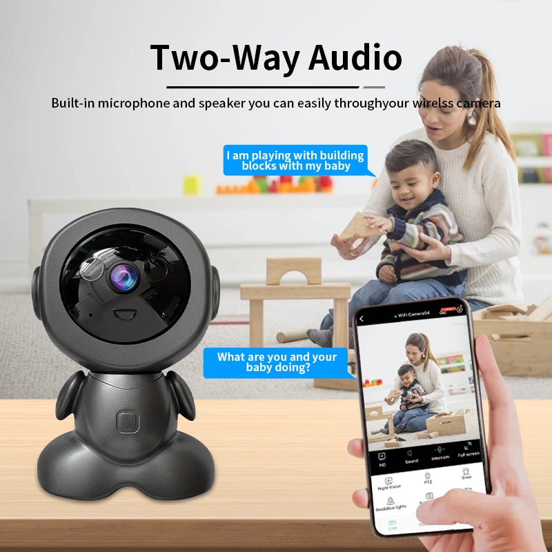 8MP WiFi監視ロボットカメラ PTZセキュリティベビー - Smart Home Camera Ezviz のレビューと価格