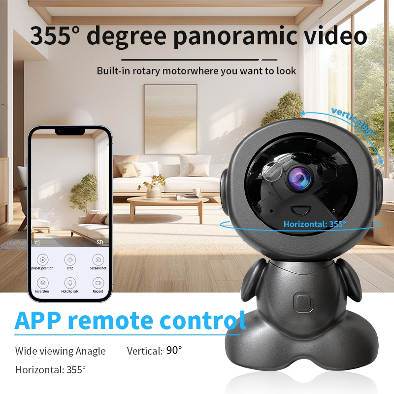 8MP WiFi監視ロボットカメラ PTZセキュリティベビー - Smart Home Camera Ezviz のレビューと価格
