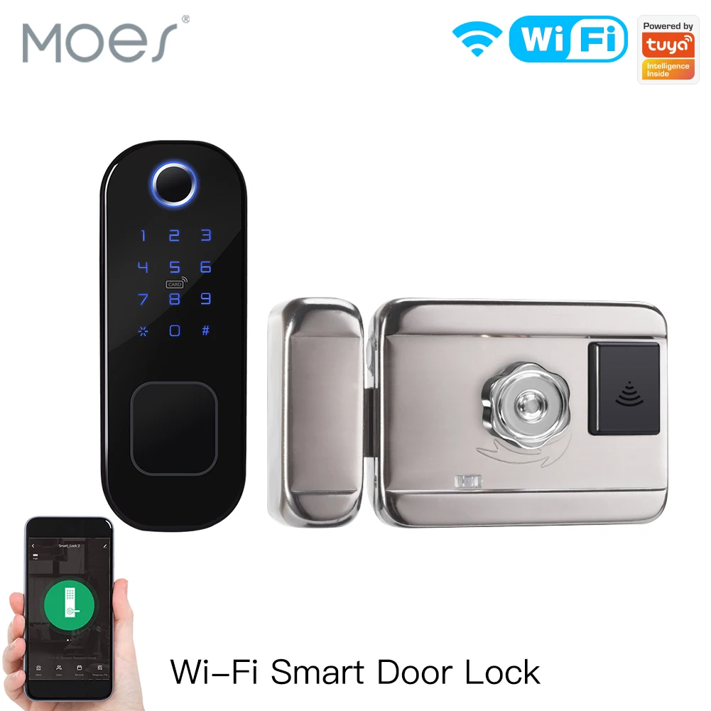 あなたのもの-Wi-Fiを備えたスマート指紋ドア,家,ホテル - Smart Home Door Lock のレビューと価格