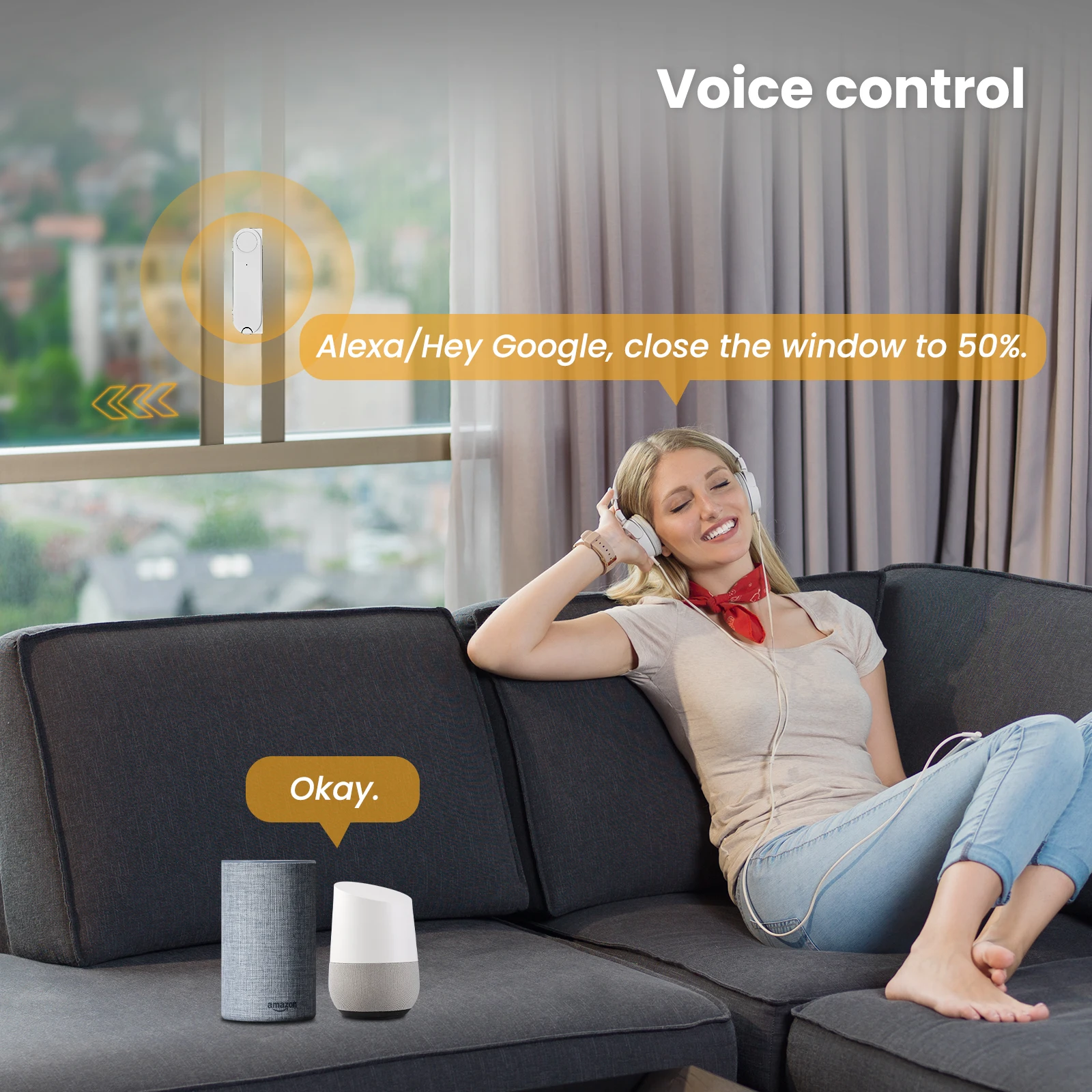 MOES Tuya Zigbee スマートスライディングウィ - Smart Home Wiser のレビューと価格