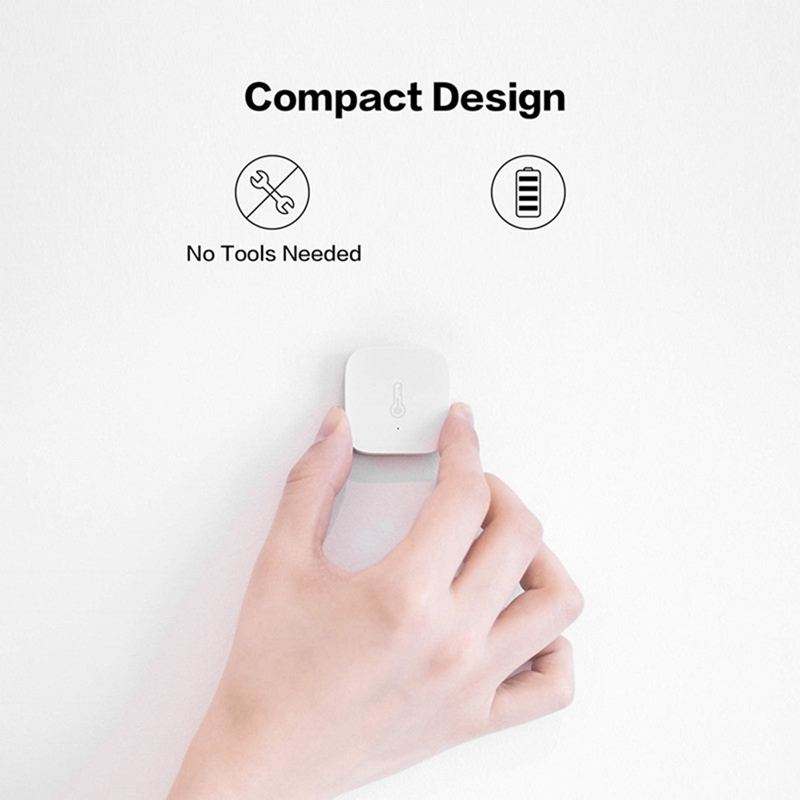 ● 温度・湿度センサー、Zigbee対応、スマート空気圧環境 - Temperature Sensor のレビューと価格