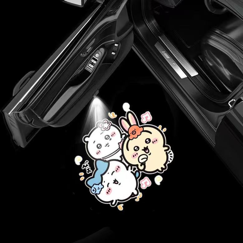 ちいかわ ワイヤレス 車用ドアウェルカムライト かわいい オ - Wireless Door Sensor のレビューと価格